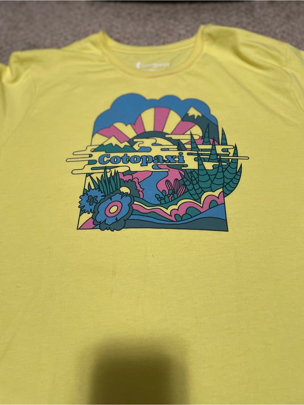 cotopaxi Yellow Women's Graphic Tee - Picture 5 of 5